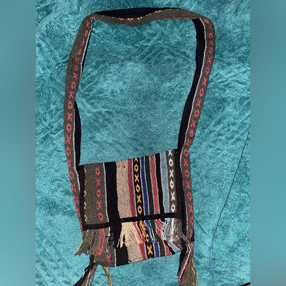 Handbags - Multicolor Woven Baja Shoulder Bag